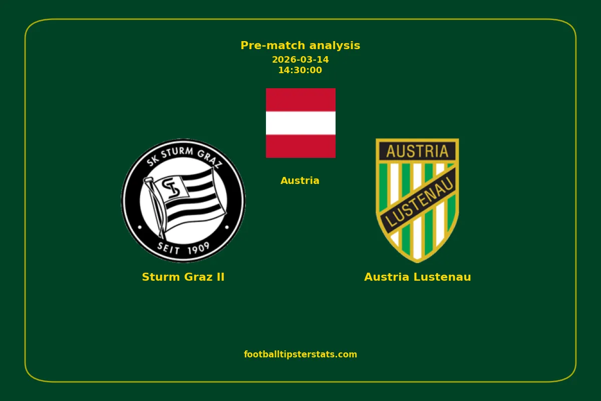 Pre-match analysis: Sturm Graz II vs Austria Lustenau on 2026-03-14